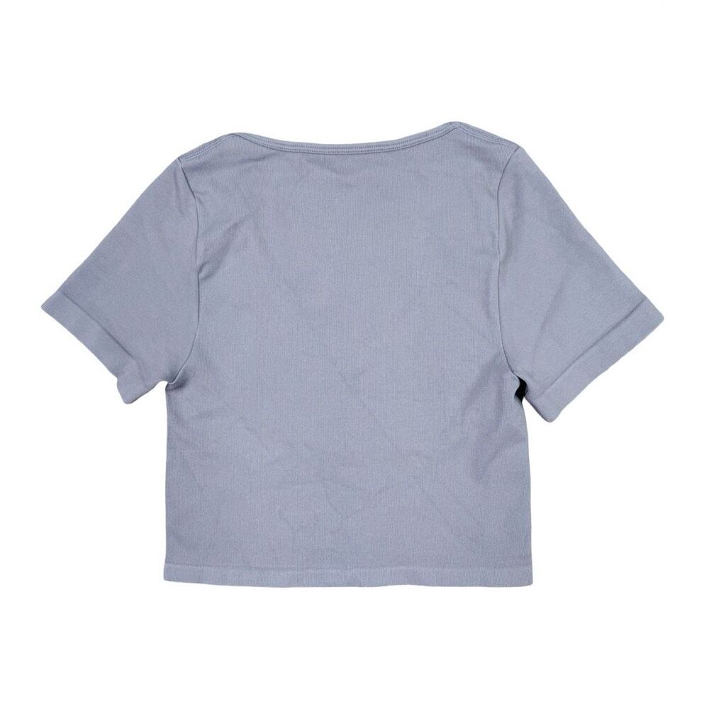 OQQ ScoopNeck Cropped Tee Bundle - Size Small - Pale Yellow, Black, Gray - Picture 7 of 10